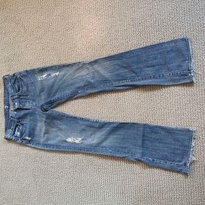 Seven for All Mankind Distressed Bootcut Jeans